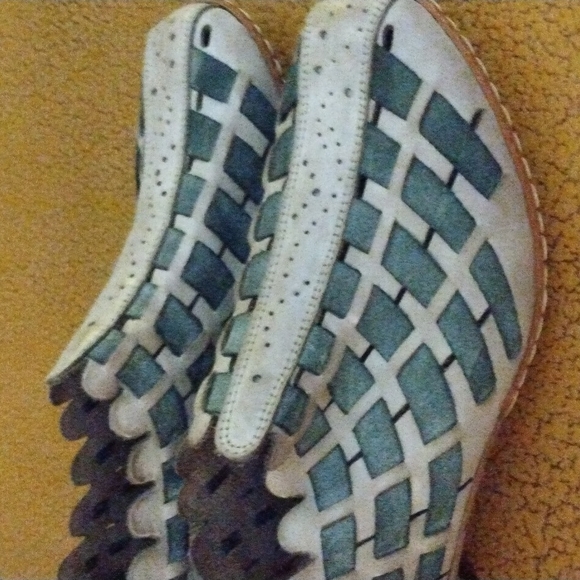 NWOT Rieker Anti-Stress Sina Grey and Champagne Slip On Shoes Genuine Le… - Picture 1 of 10